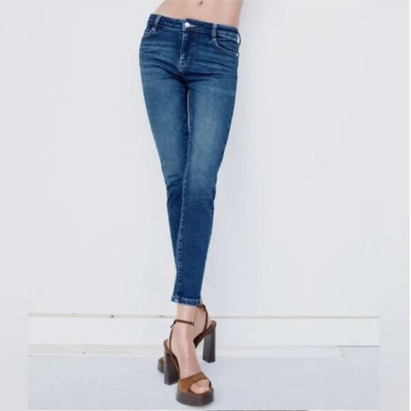 Zara Z1975 Low Rise Skinny Jeans, NWOT, 6 - Picture 1 of 13